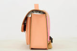 Lederen kleutertas met magneetsluiting - Peach