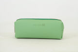 Lederen pennenzak - Pastel Green