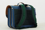 Lederen schooltas met magneetsluiting - Tennis Petrol