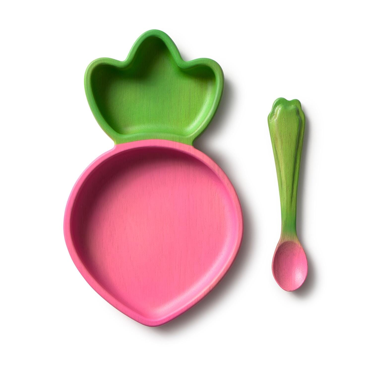 Oli & Carol Kinderservies Set Cathy Wortel Bord en Lepel