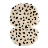 Sheepskin Snuggler - Leopard peanut