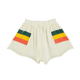 Short - ecru met multicolor strepen