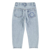 Jeansbroek - Washed blue denim