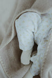 Wollen fleece babydekentje Erba- Oatmeal Melange