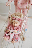 Doll stroller - Powder Pink Check poppenwagen