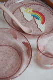 Glitterende eetset - Rainbow