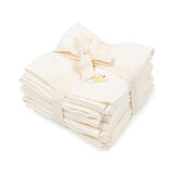Tetradoeken 10 pack muslin cloth Nuvoli - Antique White