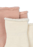 2-pack terry sokken - Cameo Rose