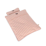 Poppenbeddengoed - Powder Pink Check