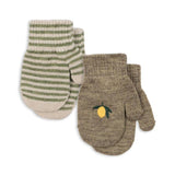 Filla wanten - Lemon/Stripe