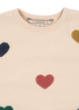 Lou terry sweater - Multi heart