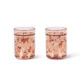 Glitterbekers - Woof letter rose