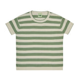 Knitwear T-shirt - Ecru / Leaf - FUB