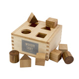 Wooden Story - Houten vormenpuzzel box - Natural