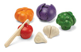 Houten speelgoed 5-kleuren groenten set - PlanToys