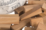 Wooden Story - Houten blokken - Natural - 100 stuks