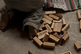 Wooden Story - Houten bouwblokken - Natural - Tray 30 stuks