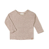T-shirt Be longsleeve - Grape stripe/Pearl - Nixnut