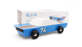 Candylab - Speelgoedauto hout - Blu74 Racer