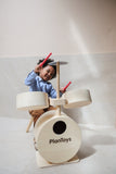 Houten speelgoed drumstel - Natural - PlanToys