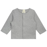 Baby cardigan - Grey melange - Gray Label