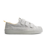 Sneakers Fleece LT - Grey melange - Gray Label x Novesta