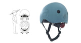 Helm XXS/S - Steel - Scoot and Ride