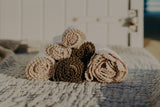 Yaarn - Triple Swaddle Blanket 70x100cm handgemaakt - Stone