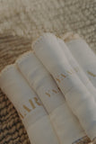 Yaarn - Triple Swaddle Blanket 70x100cm handgemaakt - Beige