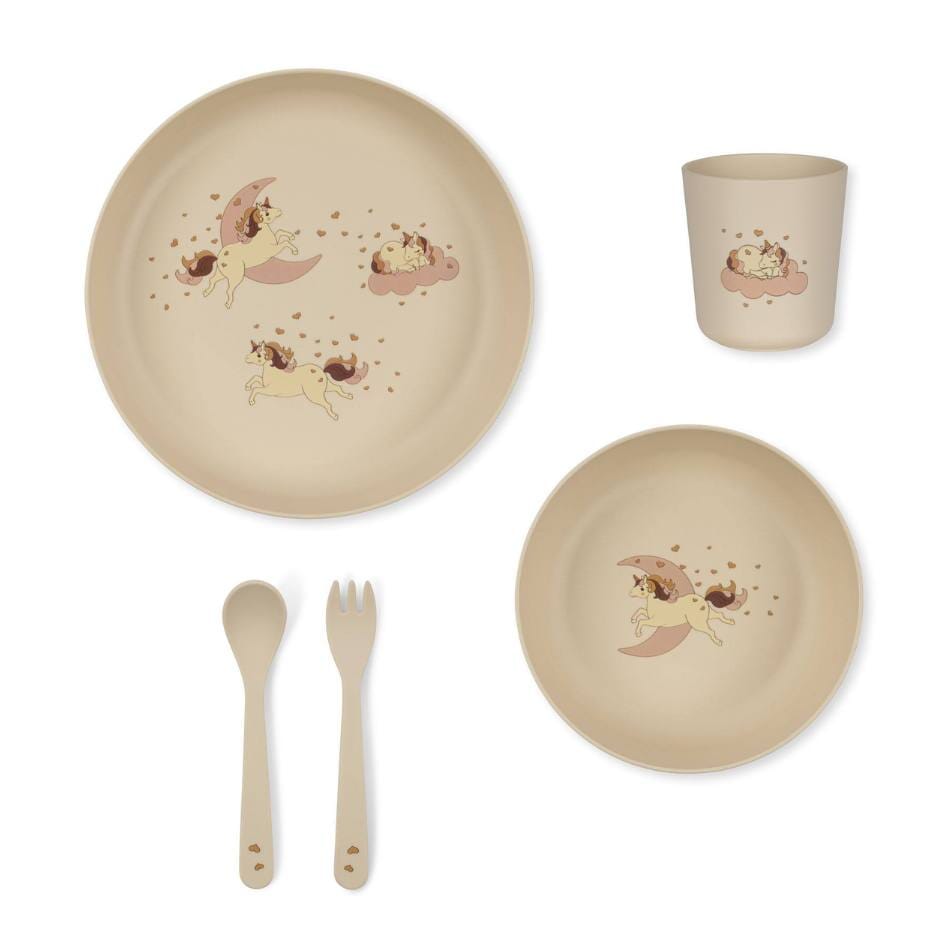 eetset - unicorn dinner set - Konges Slojd