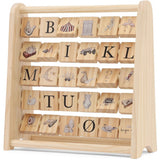 ABC houten telraam - Wooden block frame - Konges Slojd
