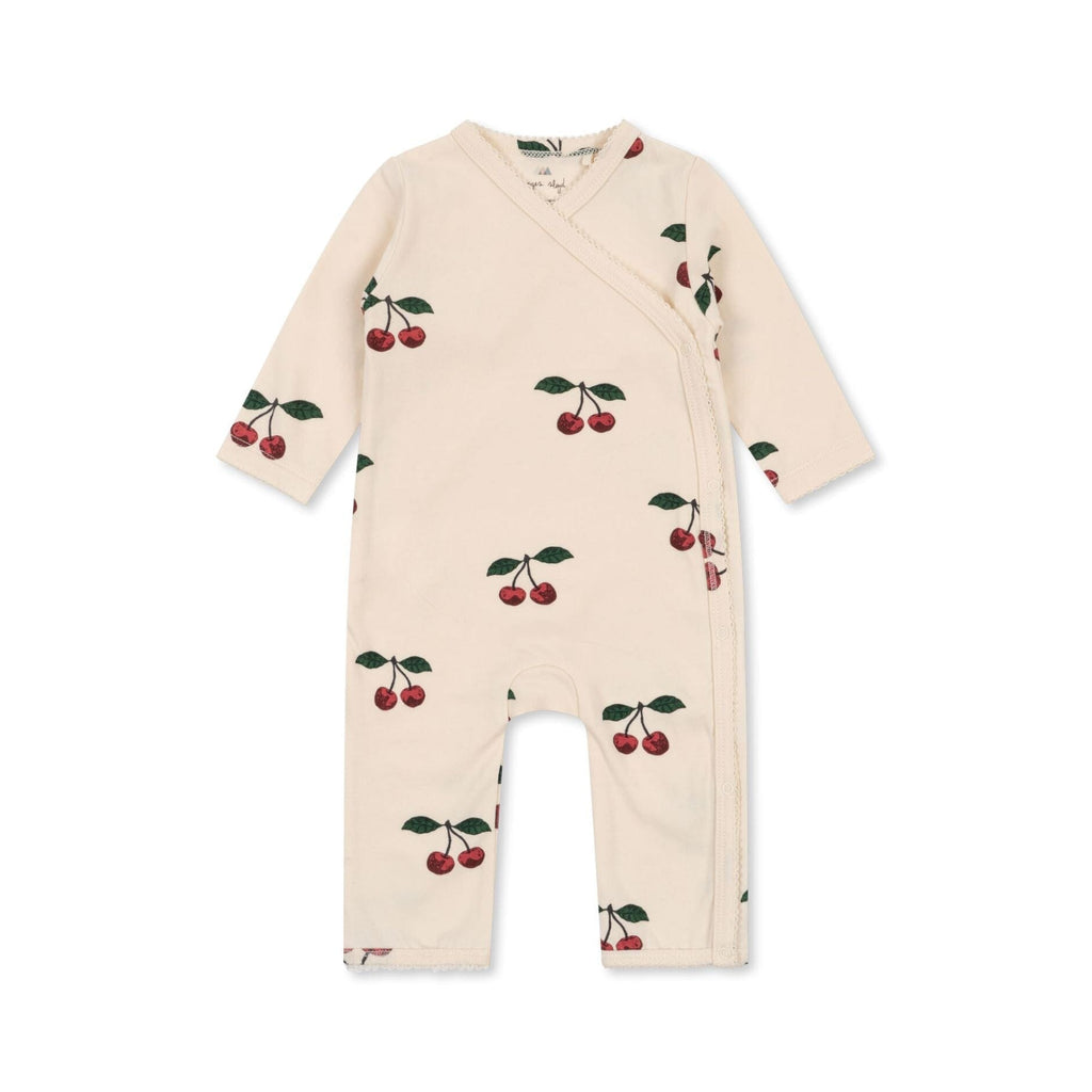 Newborn onesie met lange mouwen - Ma grande cerise