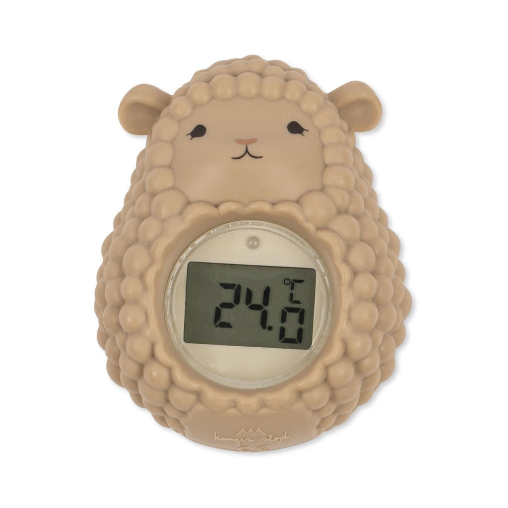 Siliconen badmatje en thermometer schaap - Warm Clay