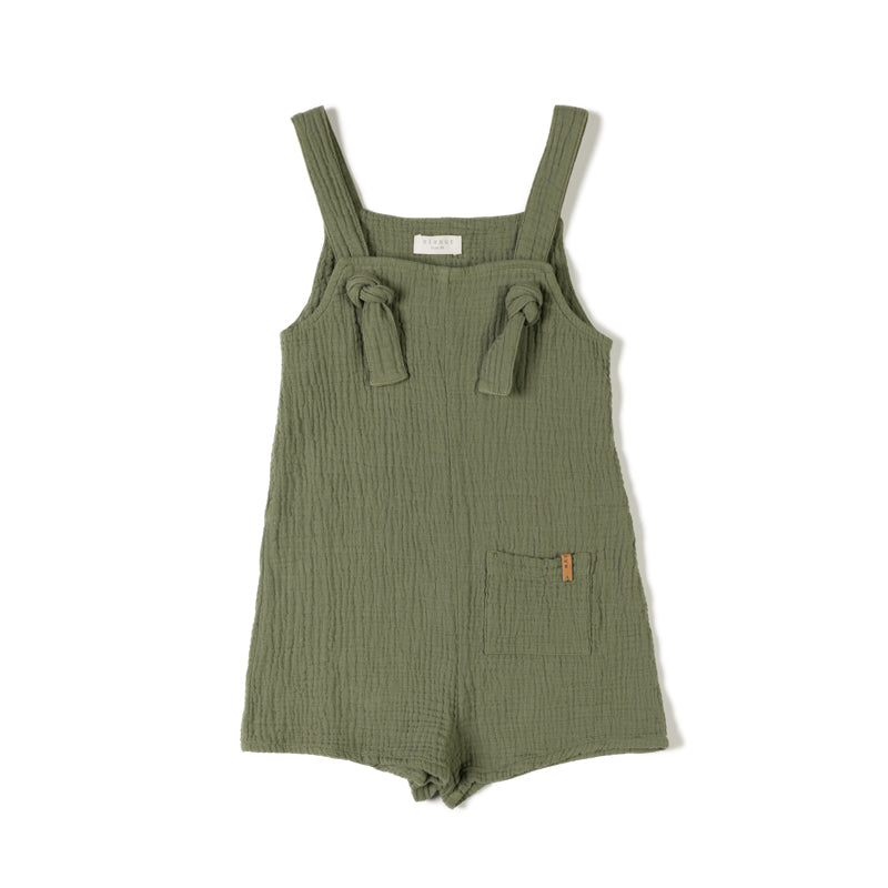 Playsuit Knot - Moss - Nixnut