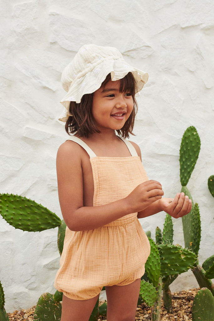Mika Romper - Apricot cream - LiiLU
