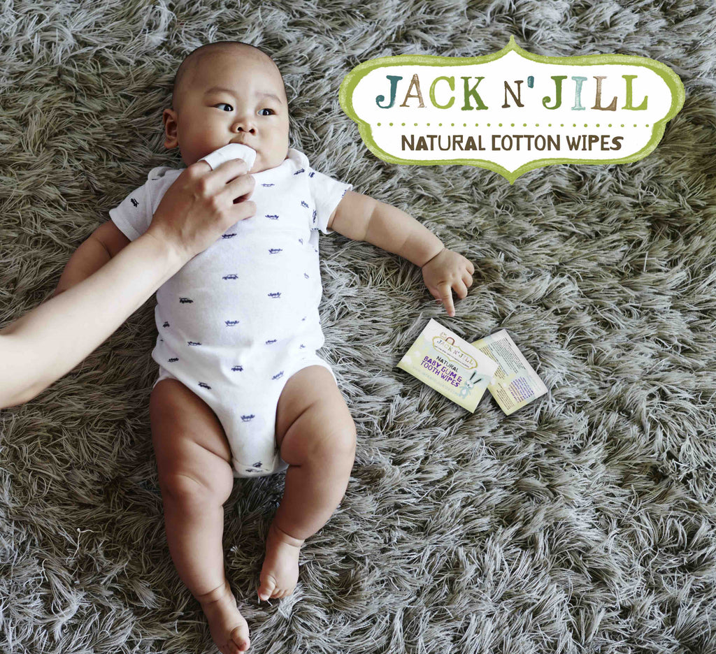 Jack N' Jill - Natural baby gum & tooth wipes - 25 stuks