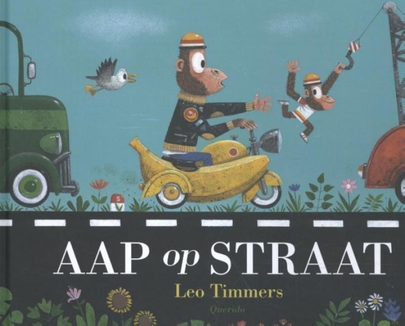 Picture book Monkey on the street - Leo Timmers - Querido