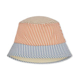 vissershoedje - multi stribe seer asnou bucket hat - Konges Slojd