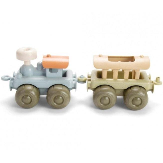 Dantoy - Speelgoed treinen BIOplastic sugarcane - set van 2