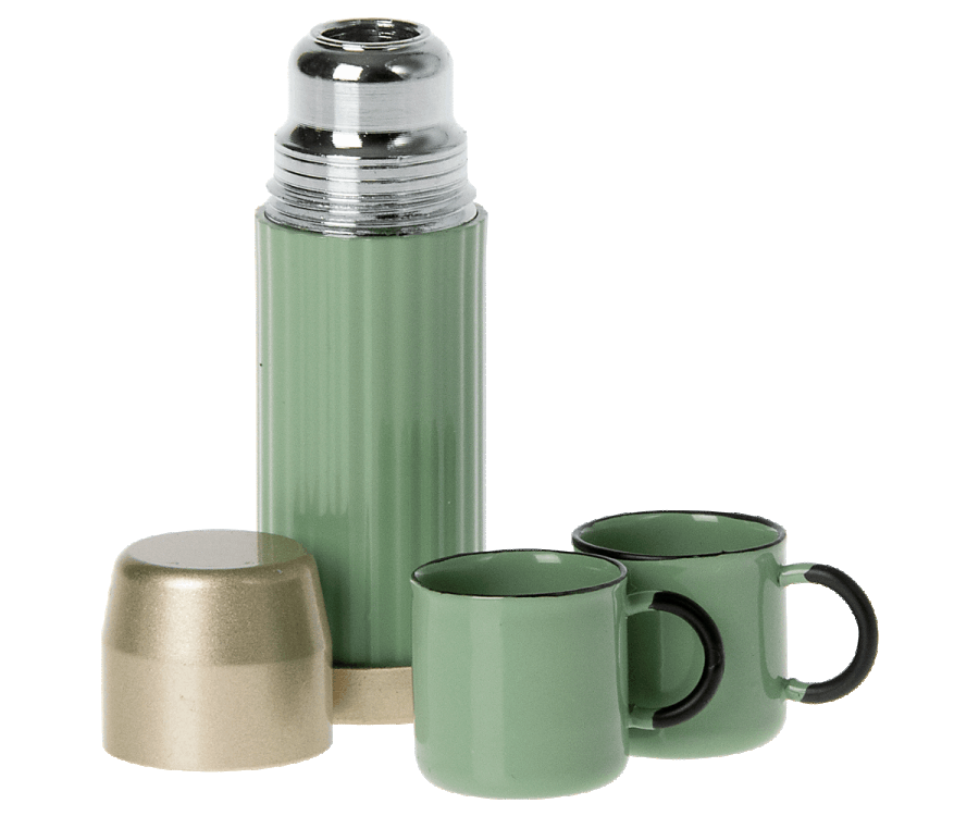 Thermos and cups - Mint - Maileg