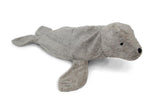 Cuddly animal zeehond grijs met warmtekussen kersenpitjes - Large - Senger Naturwelt